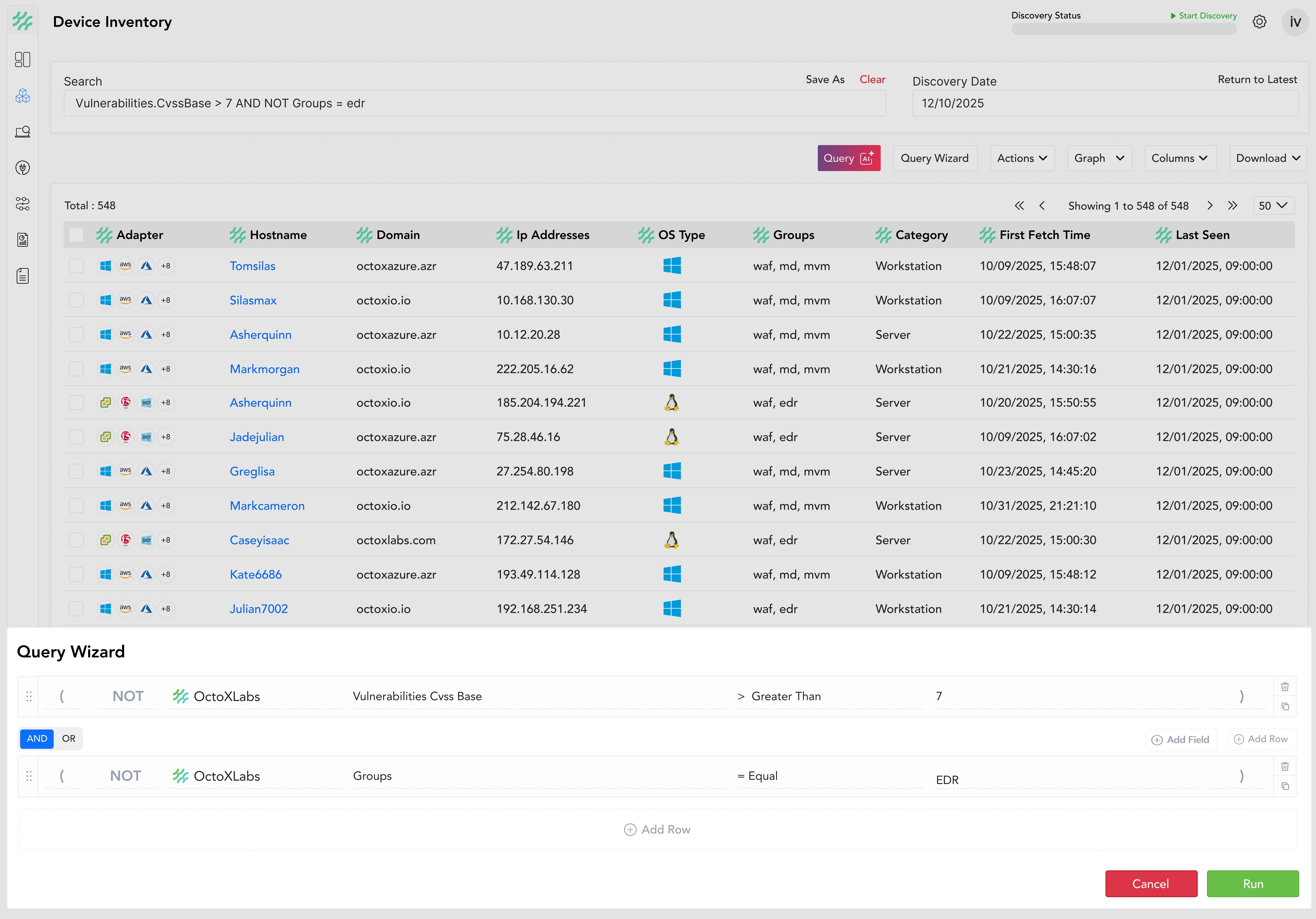 Visual Query Builder